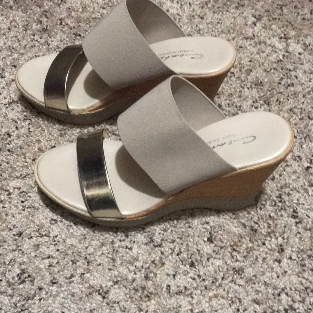 Wedge Sanders. Never worn